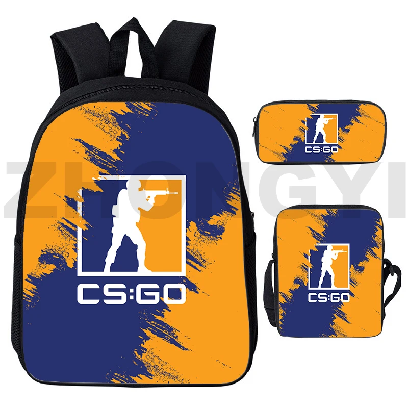 Горячая игра CS GO 3D Рюкзак в консервативном стиле Необычные школьные сумки 3 1