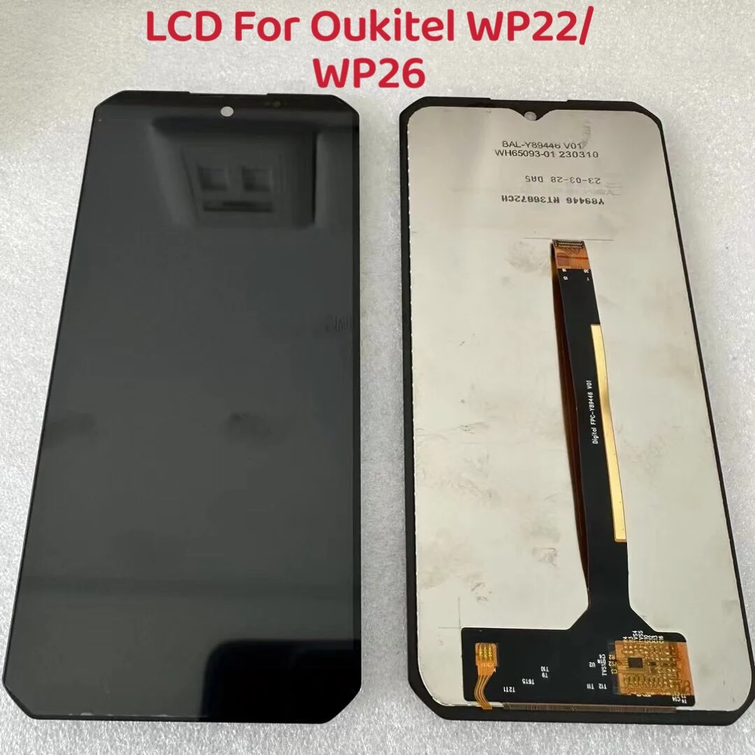 

100% Brand New Original Quality LCD Display Fix For Oukitel WP26 LCD Touch Panel Screen Glass Assembly Parts For Oukitel WP26