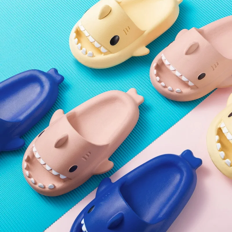 Children Cute Soft Slippers Home Bathroom Slippers For Women Men Thick 4.0cm Bottom Slippers House Use Slippers