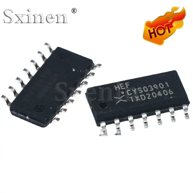 Логический чип IC HEF4011BT HEF4013BT HEF4066BT HEF4081BT HEF4093BT SOP-14, 5 шт.