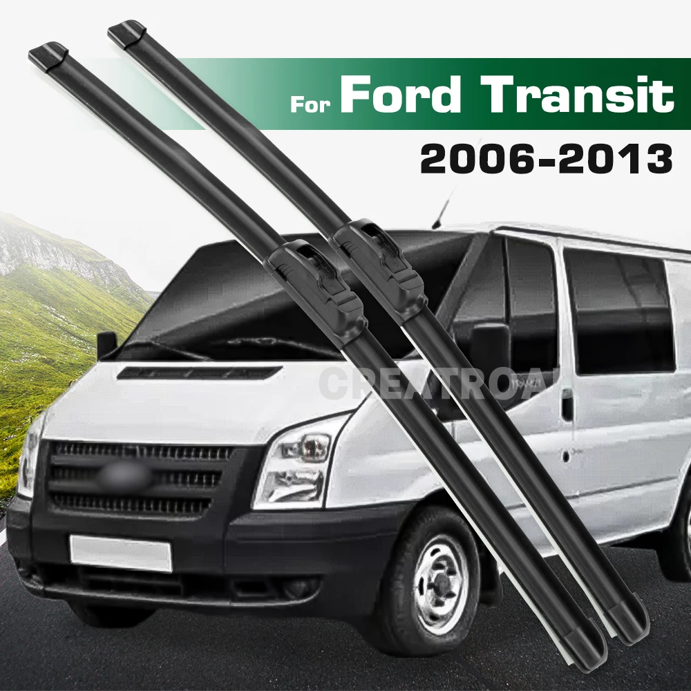 

Для Ford Transit 2006-2013 2007 2008 2009 2010 2011 2012 левый и правый передние щетки стеклоочистителя лобовое стекло щетка 26 "+ 22"