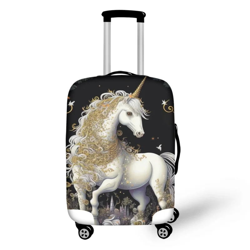 Рисунок 5 - Эластичный чехол для чемодана с принтом единорога