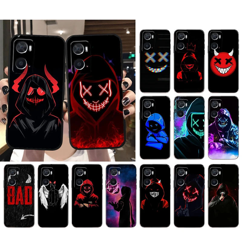 

Devil Bad Boy Mask Guy Phone Case for OPPO A77 A57 A57S A78 A96 A91 A54 A74 A94 A73 A52 A53A53S A15 A16 A17 Funda
