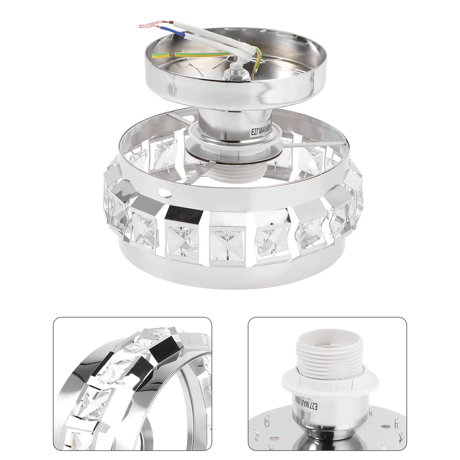 

1PC European Type LED Ceiling Light Creative Living Room Ceiling Lamp (Silver)