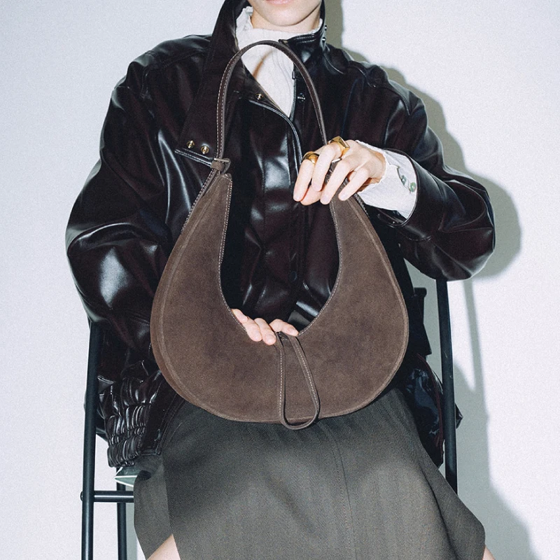 

Женская сумка в стиле ретро, роскошная кожаная простая сумка на плечо с эффектом потертости