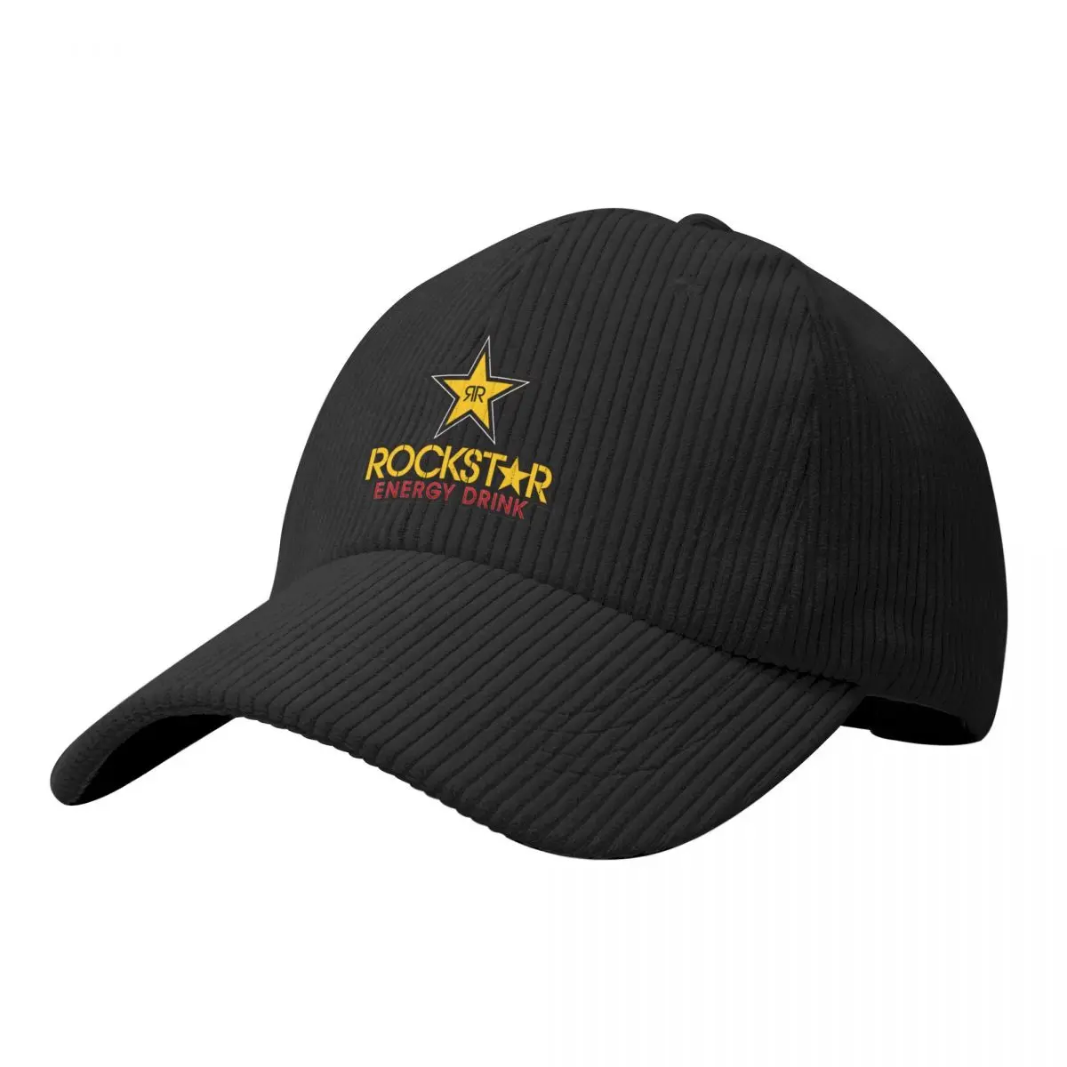 Бейсболки Energy Drink Rock Star черные спортивные кепки