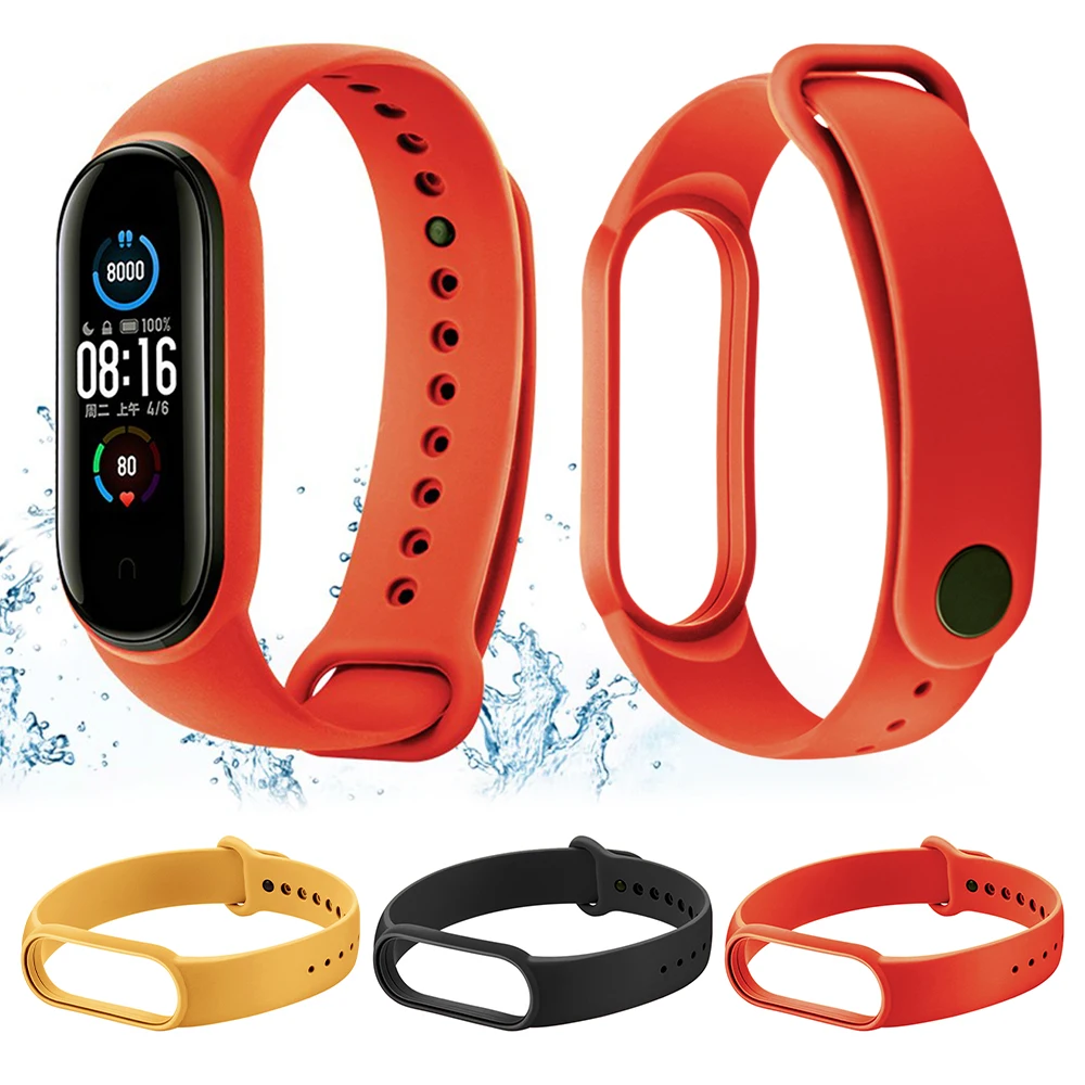 

Stiger Liquid Silicone Band for Mi Band 5 Replacement Strap Washable Bracelet for Xiaomi Mi Band 5