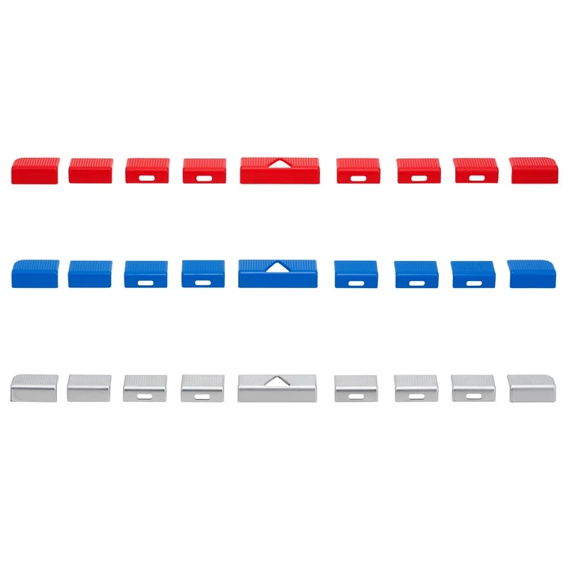 9 шт. наклейки на кнопки кондиционера автомобильной консоли для Benz A B Class GLA GLB CLA W177