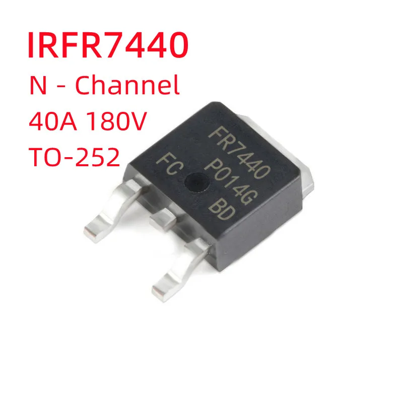 

[10PCS]100% New original IRFR7440 FR7440 40A 180V N-channel MOS field effect tube SMD TO-252