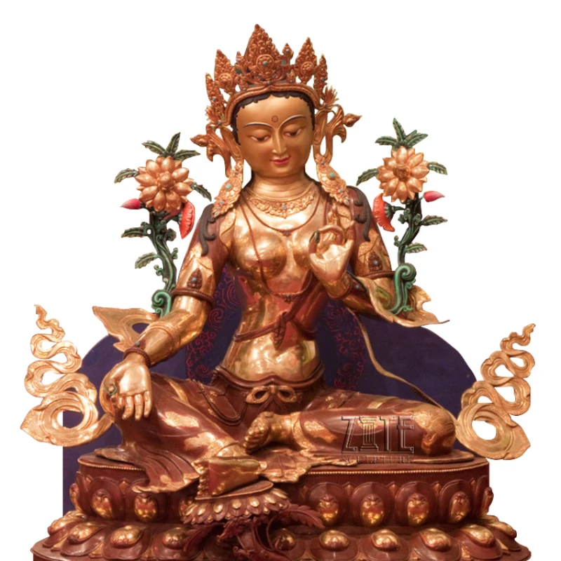 

Brass metal religious buddha sculpture bronze tara statue nepal