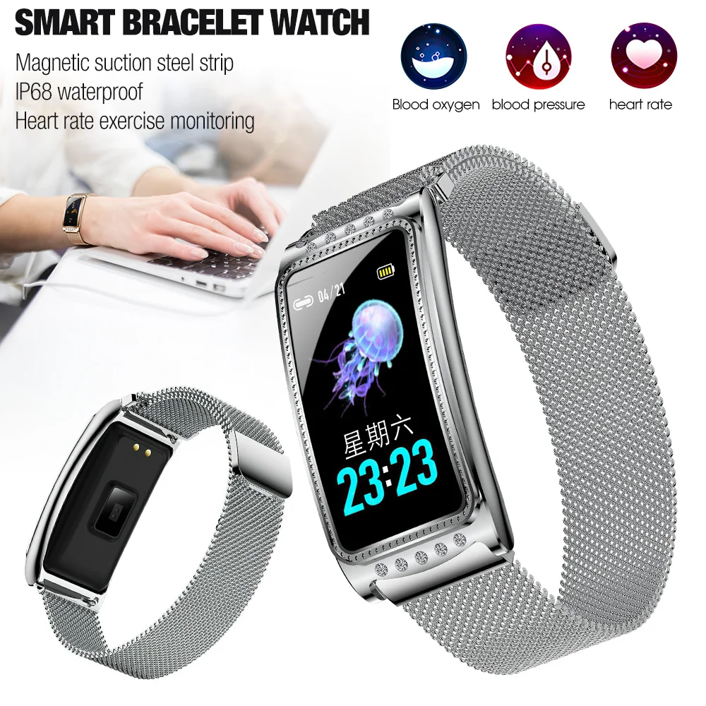 

Missgoal F28 Smart Watch Women's Menstrual Cycle Fitness Tracker Heart Rate Monitor Waterproof Sports Smartwatch For Men