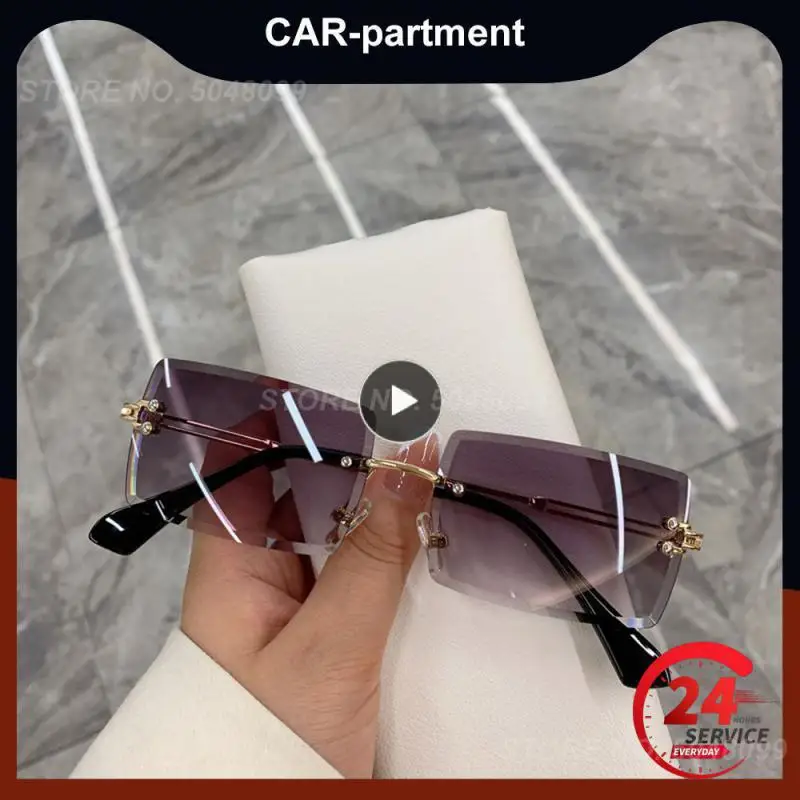 

1PCS Car Motorcycle Sunglasses Shades Fashion Vintage Rimless Sunglasses Retro Clouds Tassel Steampunk Disco Glasses