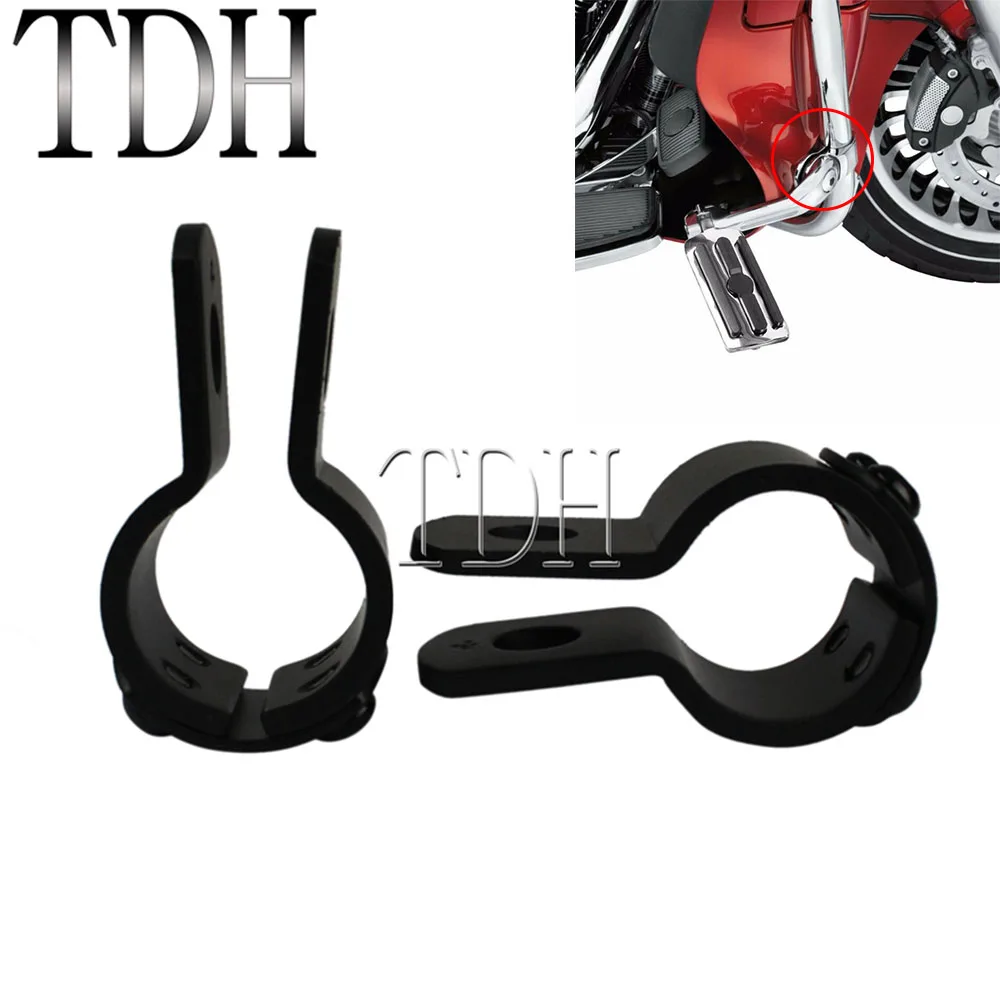 

2pcs 28mm 32mm 38mm 1-1/8" 1-1/4" 1-1/2" Crash Bar Engine Guard Foot Peg Clamp Footrest Mount Clamp Bracket For Honda Suzuki BMW