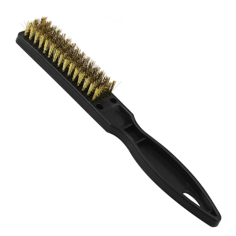 

85mm Copper Wire Brush 220*27mm For Household Cleaning Metal Rust Remover Cleaning Mechanical Rust Removal Polishing Tool
