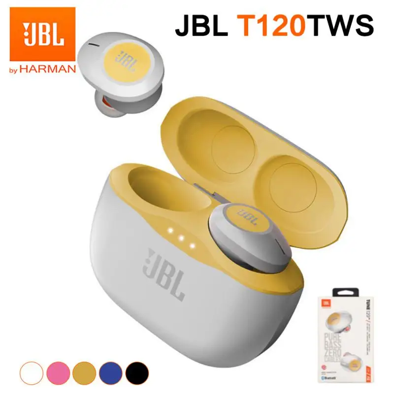 

Оригинальные беспроводные Bluetooth-наушники Jbl T120tws, наушники-вкладыши Tune 125 TWS, спортивные модные наушники с чистыми басами, музыкальные наушни...