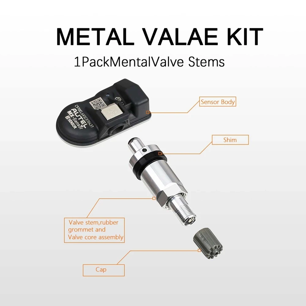 Autel TPMS MX Sensor 315 МГц 433 Датчик 2в1 Клонируемые программируемые датчики для TS501 TS508