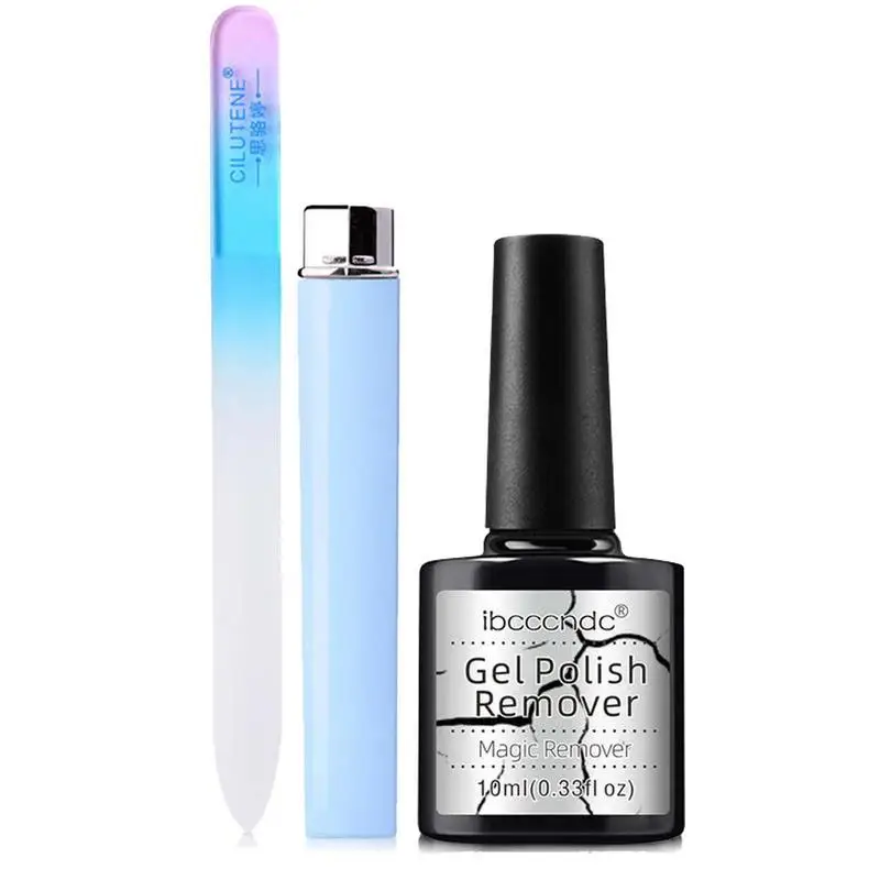 

10ml Magic Burst Gel Polish Remover Soak Off Sticky Layer Cleaner Nail Degreaser Semi-permanent UV Nail Polish Remover Set