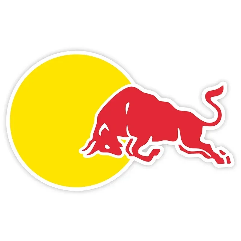 

Красный сердитый бык ПВХ наклейка наклейка для стены, окна, чемодана, ноутбука, зеркала, скутера, мото, автомобиля, наклейки