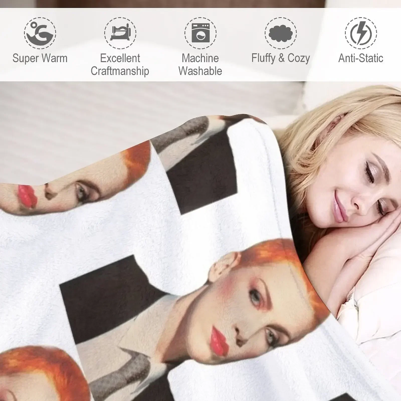 Новое винтажное одеяло в клетку Annie Lennox Eurythmics Sweet Dreams