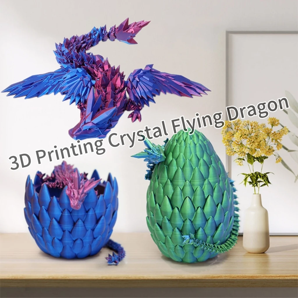 3D-печать украшения в виде летающего дракона скульптурные настольное украшение