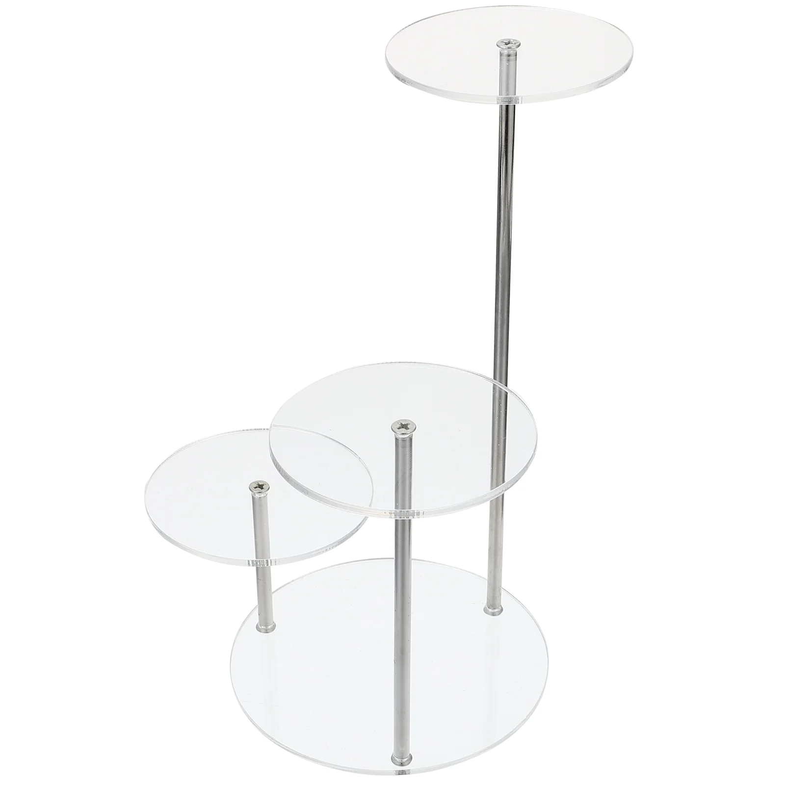 

Jewelry Stand Display Acrylic Holder Rack Earring Tower Party Cupcake Tray Displayingtransparent Storage Risers Clearmakeup