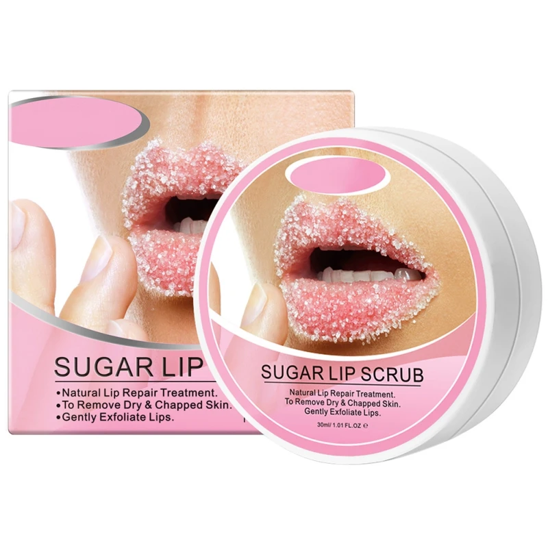 

30ml Lip Scrub Balms Exfoliating Scrub Lip Moisturizer for Chapped Lips Lip Repair for Soft Lips Gentle Exfoliation