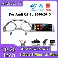 10.25 Inch Android 12 Touch Screen For Audi Q7 4L 2006~2015 Car Accessories Multimedia Carplay Monitors Speacker Radio Player