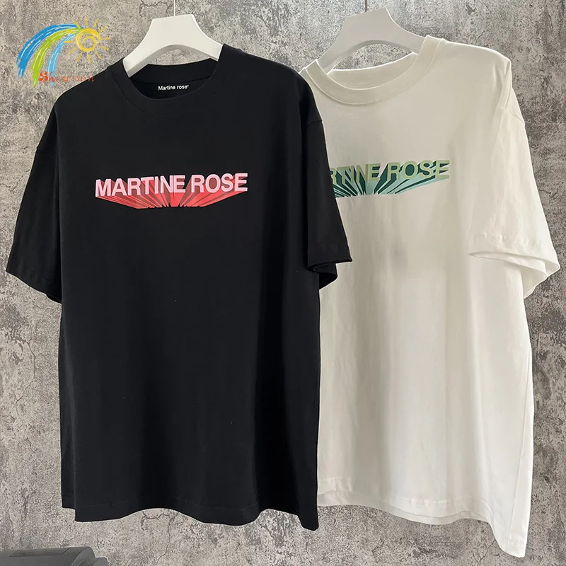 

2023SS Streetwear Loose MARTINE ROSE T-Shirt Men Women 1:1 Best Quality Vintage Classic Tee Black White Short Sleeve