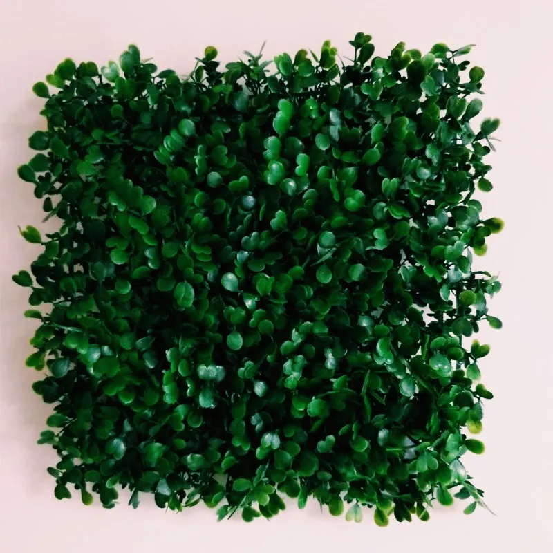 

Artificial Turf Artificial Grass Mat Pet Food Mat 9.8"x9.8" Plastic Fish Tank Fake Grass Lawn Micro Landscape 15pcs/lot