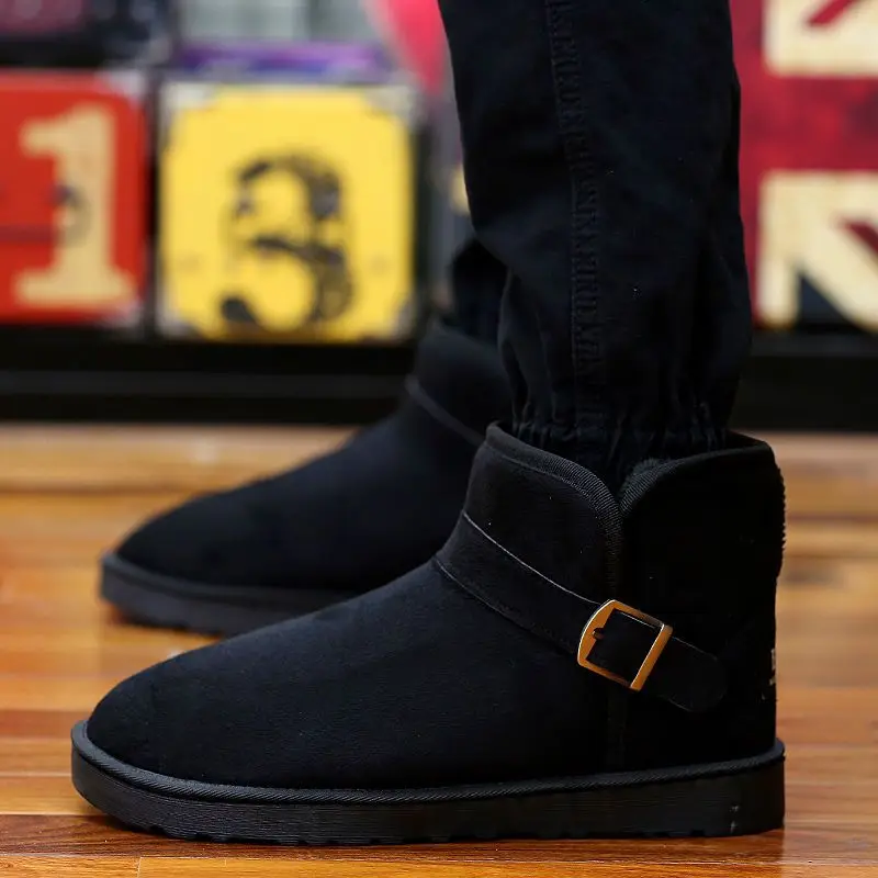 

Winter Shoes for Men Casuales Ankle Boots for Men Snow Boots Casual Shoes for Men Black Boots Barefoot Shoes ботинки тактические