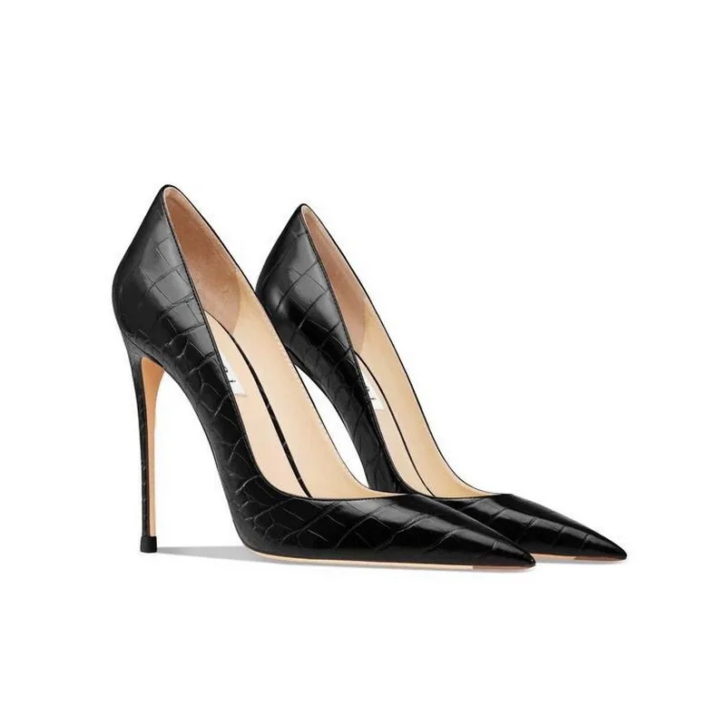 Women's High Heels Sexy Thin Heel Pointed Toe Ladies Pumps Comfortable Wedding Shoes Plus Size Fashion Office Shoes 6 8 10 12cm