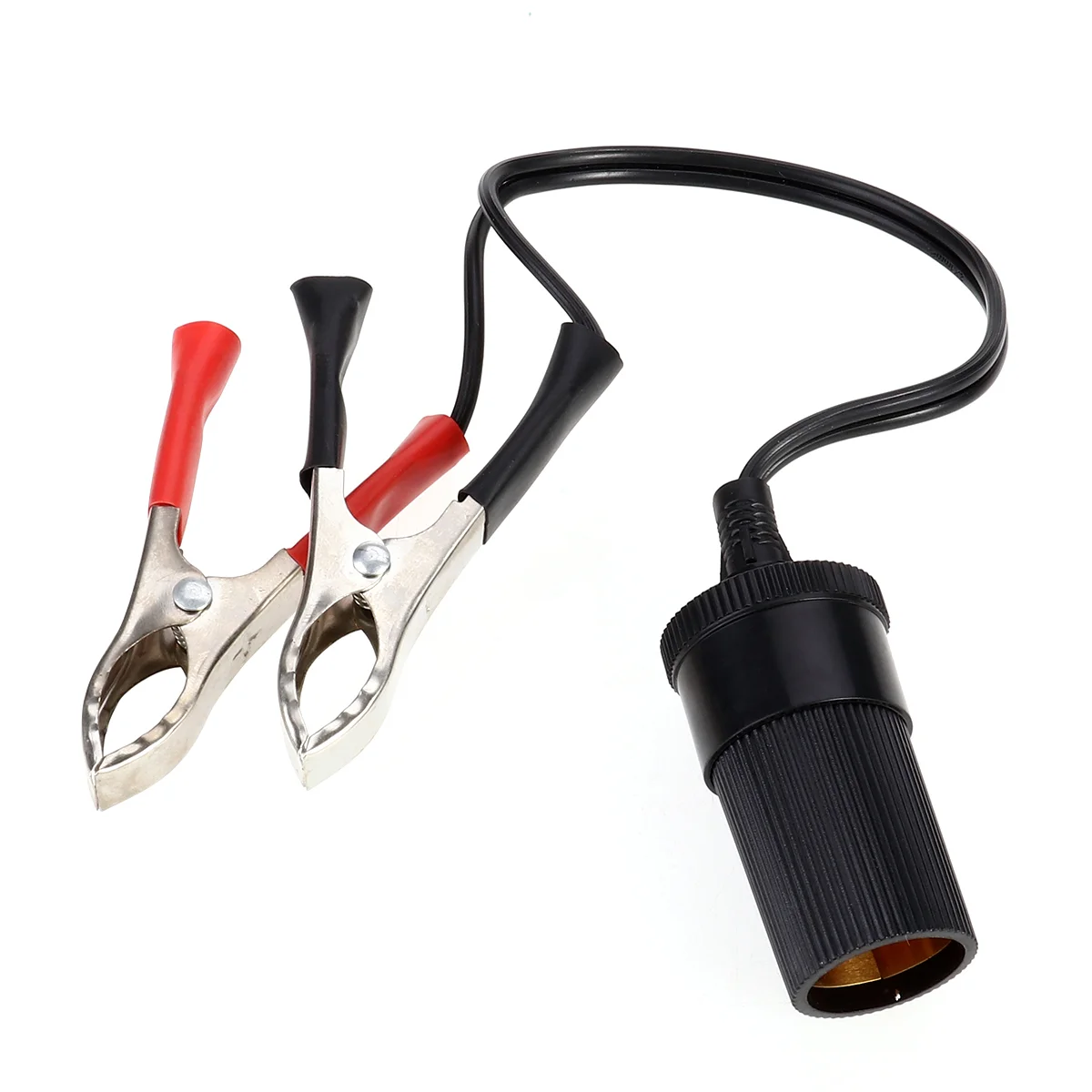 

Terminal Clip 12V DC Black Rope Socket Adapter Clip-On Adapter for Truck
