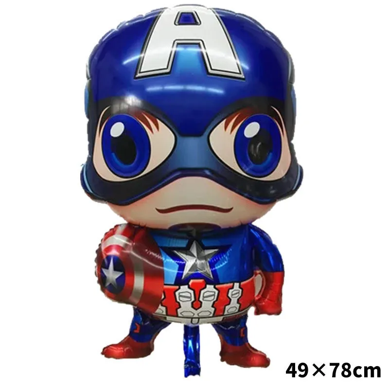 Мстители украшения на день рождения алюминиевый пленочный воздушный шар Marvel