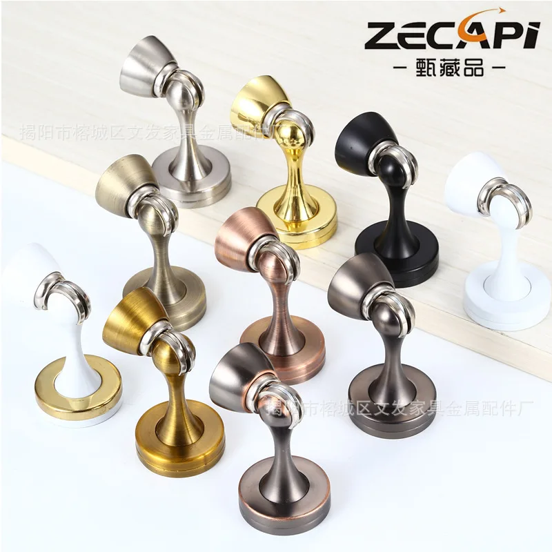 

Настенная всасывающая дверь из цинкового сплава для спальни, сильное магнитное всасывание для ванной, бытовая сенсорная дверь из цинкового...