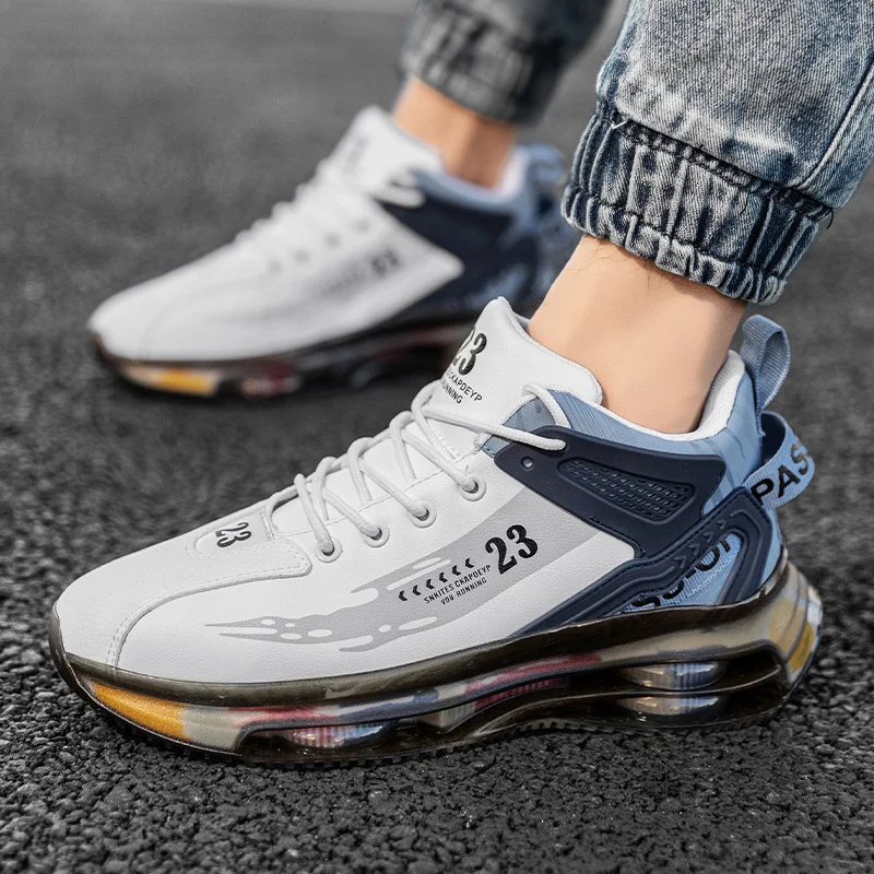 Casual Sports Basketball For Men Original High Top Male Running Hiking Style Trending Zapatillas Sneakers