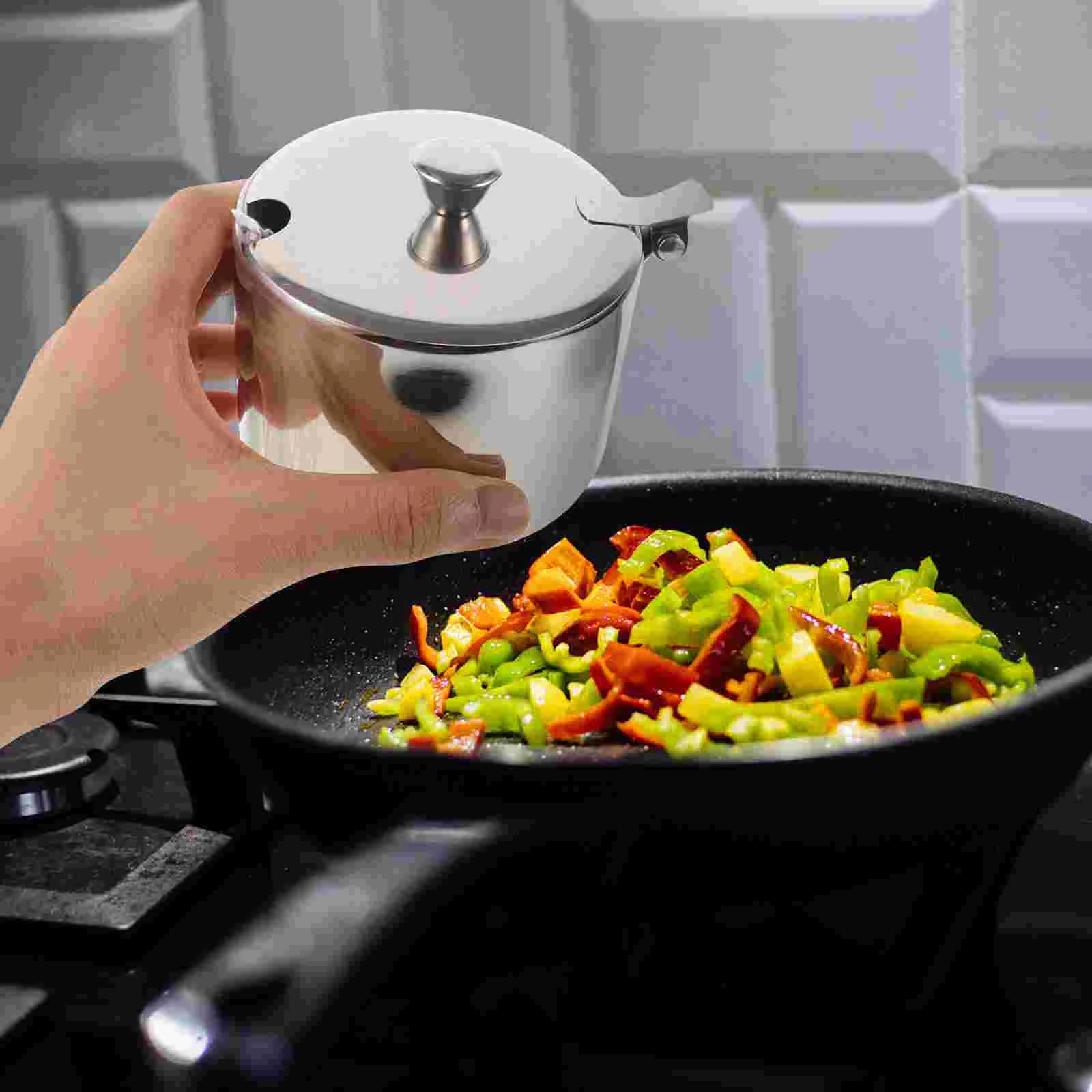 Столовые приборы сахарница из нержавеющей стали банка с ложкой