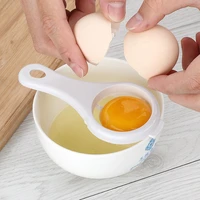 1pc egg yolk separator divider white plastic convenient household eggs tool cooking baking tool kitchen accessories dropshipping