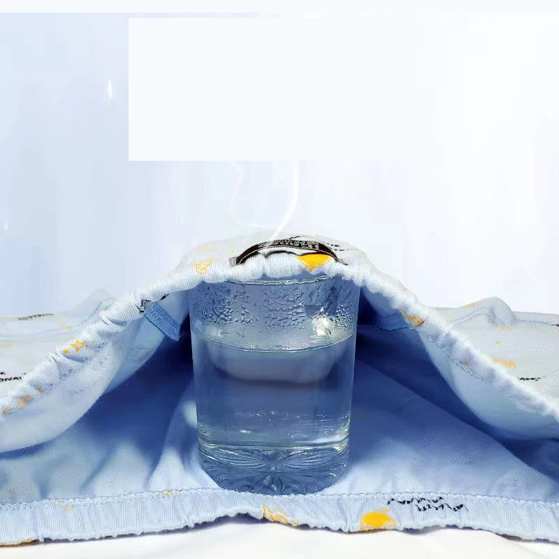 100% Cotton Underwear New Printing Men's High-end Boxer Four Corners Large Size Mid-waist Breathable Astronaut Shorts 5Pcs/Lot