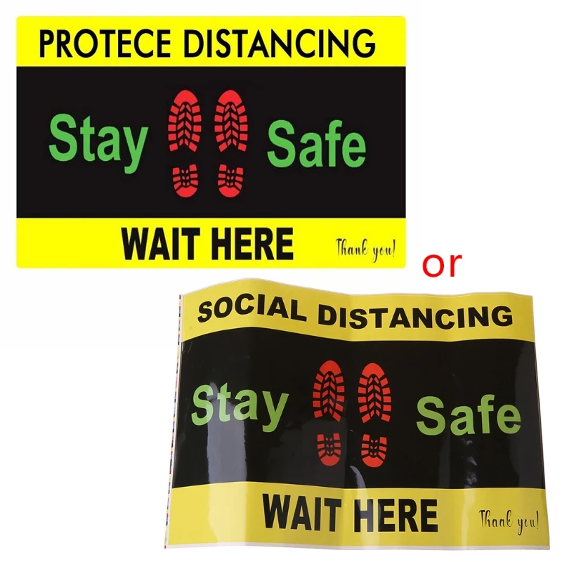 

Social Distancing Floor Decal 6 Feet Keep Safe Distance Floor Sign Floor Sticker