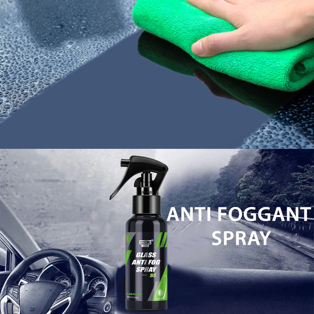 

S5 50ml Car Glass Anti Fog Agent Windshield Waterproofing Spray Rainproof Nano Paint Hydrophobic Coating Cars Cleaning HGKJ