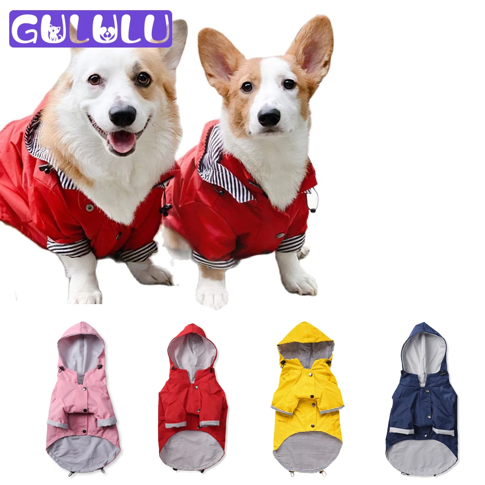 Спортивный дождевик для собак ветровка одежда щенков ретро куртка маленьких