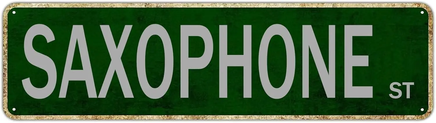 

Металлическая жестяная вывеска Саксофон St Rerto жестяная вывеска Винтажная алюминиевая вывеска Металлическая вывеска Ретро вывеска для дома, бара, офиса, уличного декора стен 4x1
