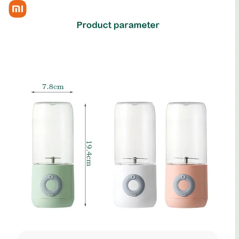 Xiaomi Youpin 2022 New Mi 6 Blade Juicer Blender Portable USB Rechargeable Mini Home Wireless Juicer Food enlarge