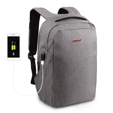 Garantia vitalícia Men Mackpack anti -roubo de 15.6 polegadas para laptop Backpack Backpack com bolsa de viagem por porta USB machila machila saco de escola casual