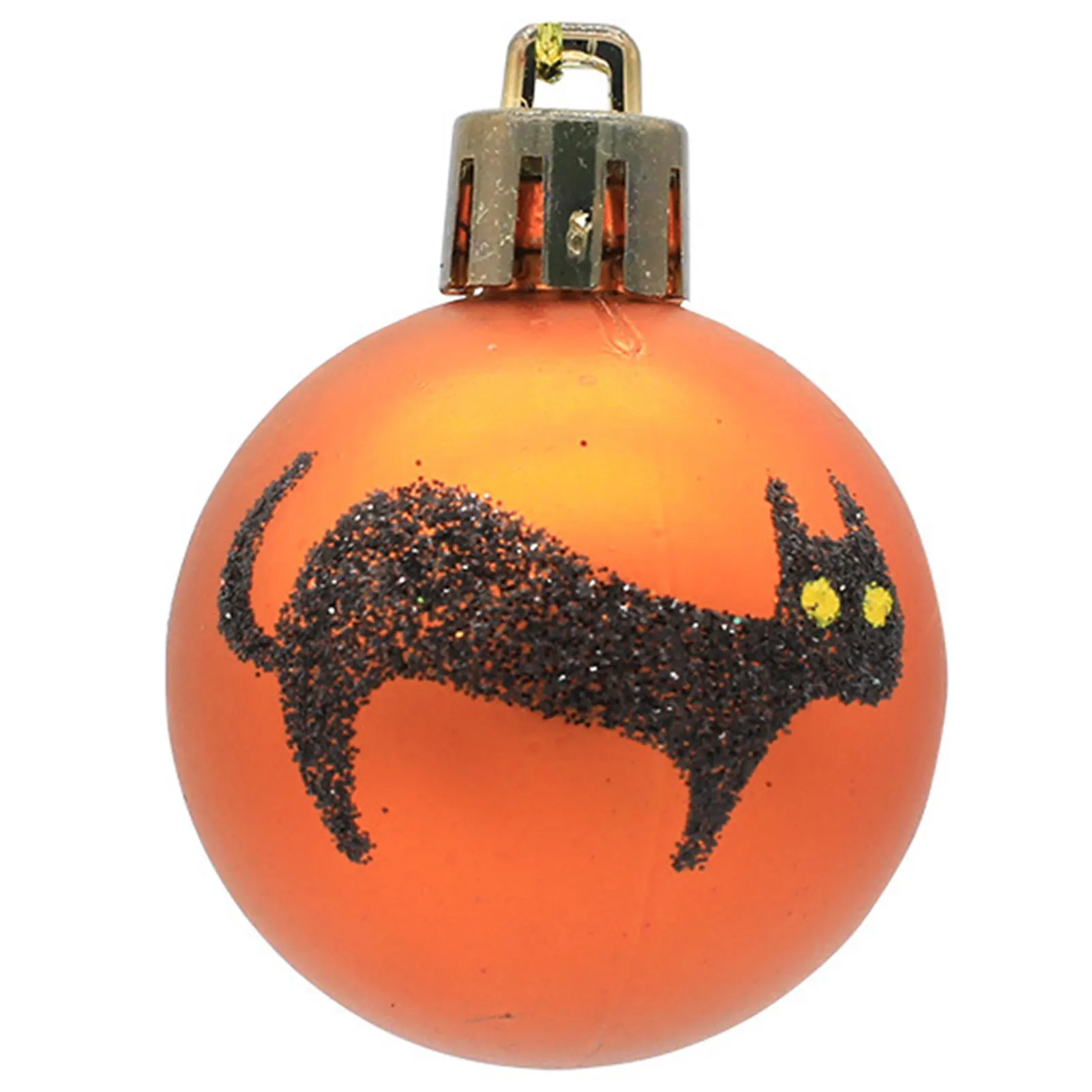 

12 шт. цветных ярких подвесных шариков для Хэллоуина, легкие и яркие цвета для украшения рождественской елки