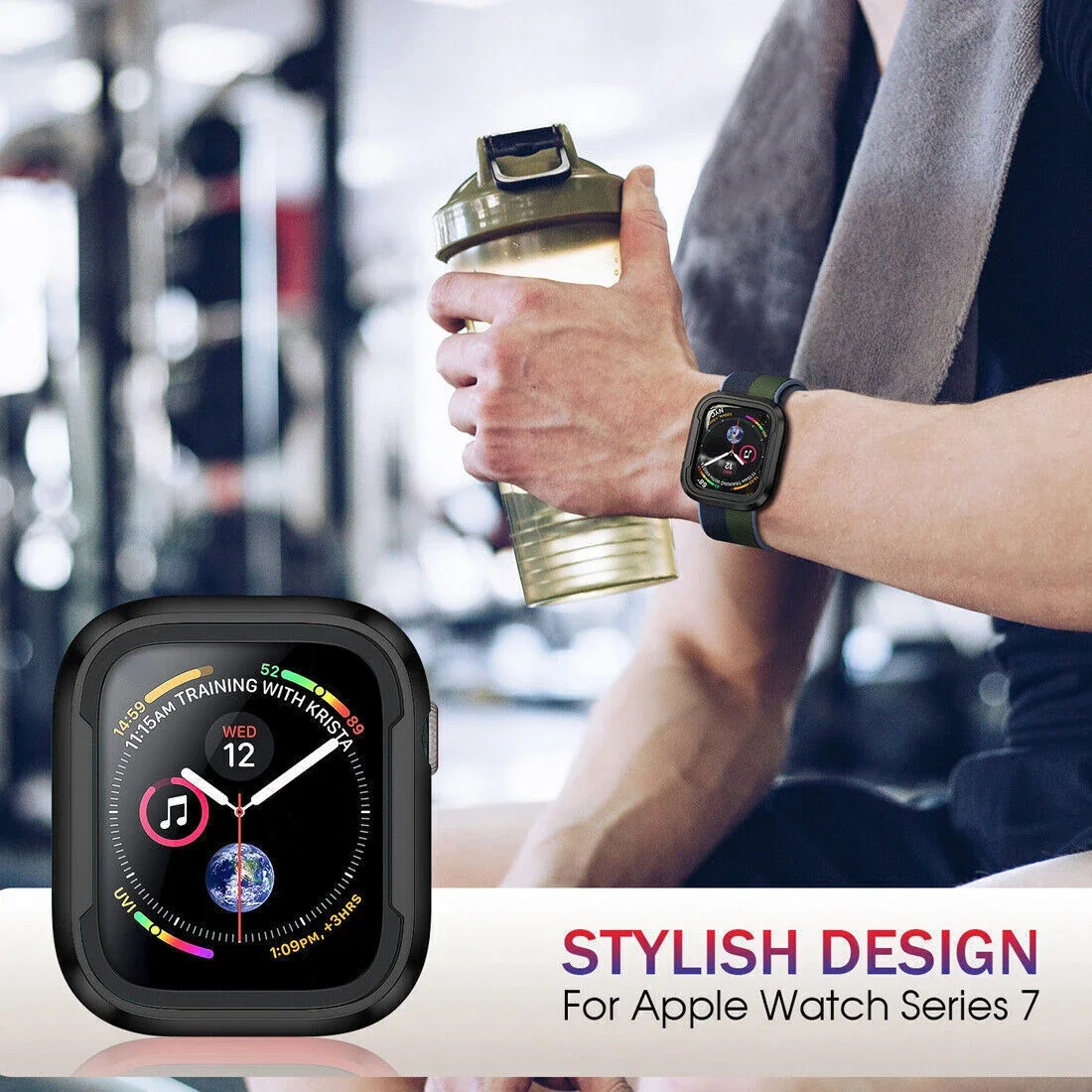 Фото Бронированный чехол из ТПУ + ПК для Apple Watch Cover 40 41 44 45 49 42 46 мм без защитной пленки для экрана iWatch 11 10 9 8 7 6 5 4 SE Ultra 3 2 №2