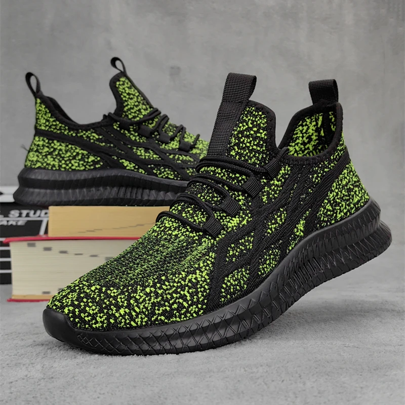 Men Running Shoes Lightweight Sport Shoes for Men Mesh Breathable Casual Sneakers Non-Slip Outdoor 2023 New Arrival