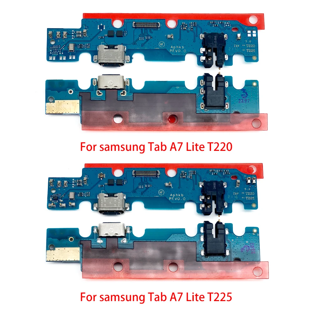 Фото Новый для Samsung Tab A7 Lite T220 T225 SM-T225 SM-T220 USB-порт для зарядки, разъем для док-станции для микрофона, гибкий кабель №2