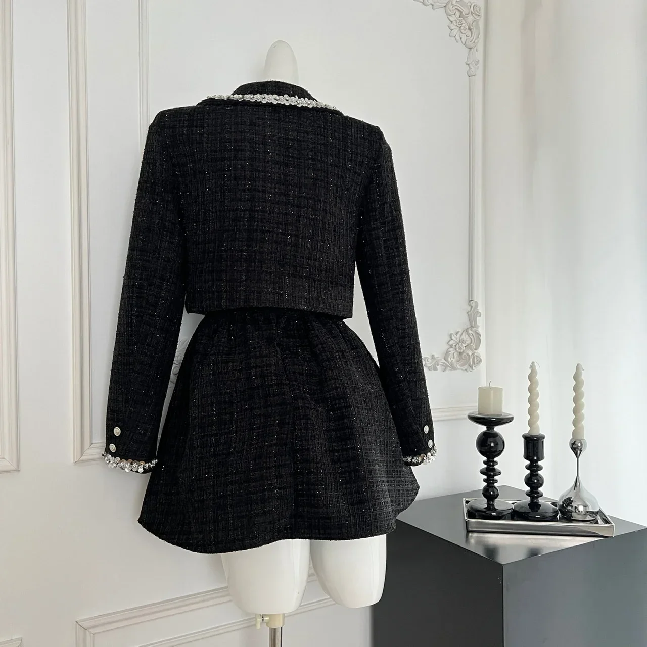 Зимние женские французские винтажные старые деньги вечерние наряды для