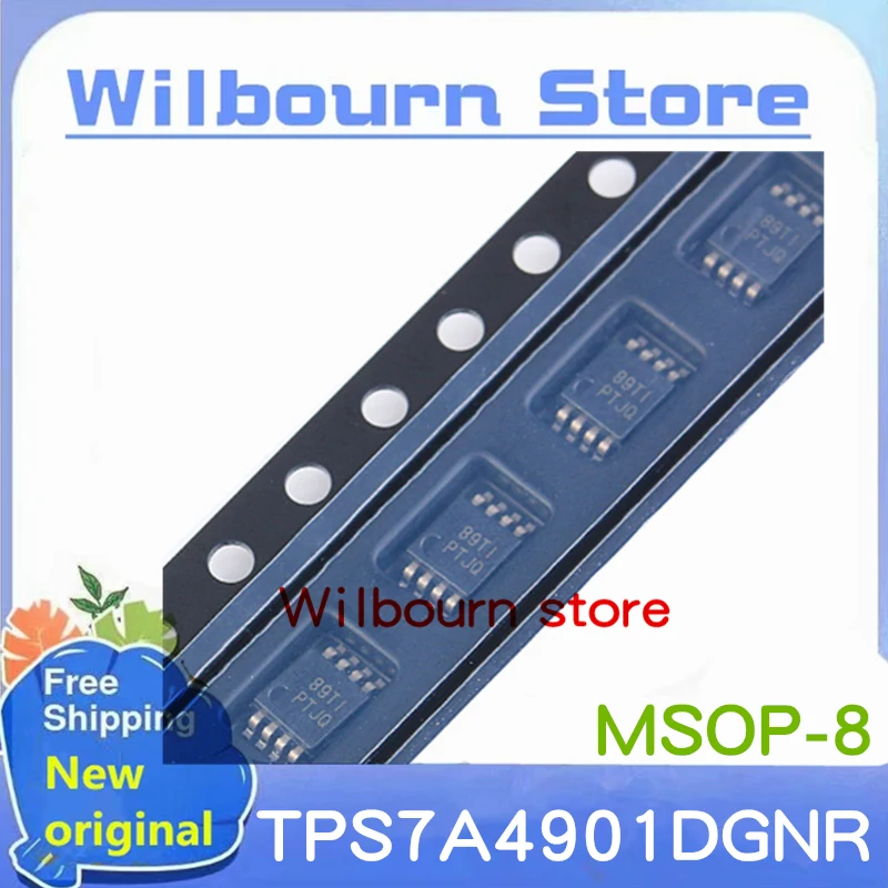 10 шт./лот TPS7A4901DGNR TPS7A4901DGNT TPS7A4901DGN TPS7A4901 PTJQ MSOP8, новый оригинальный